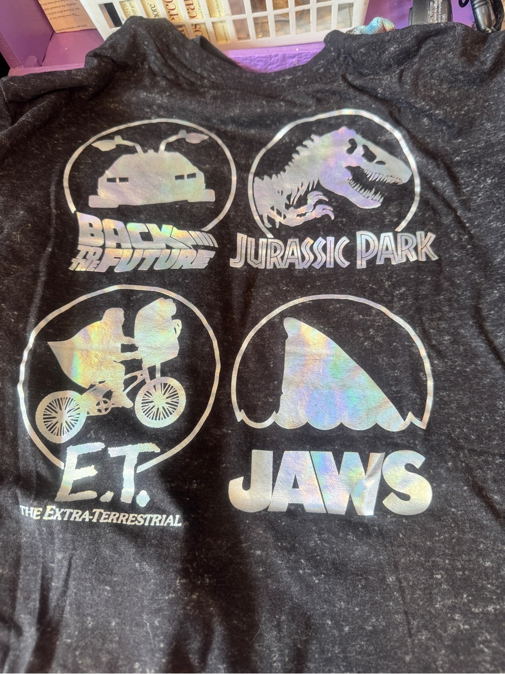 9 PC Bundle Size L/XL Graphic Tees NWT Universal Studios Band Movie Retro - Picture 6 of 11
